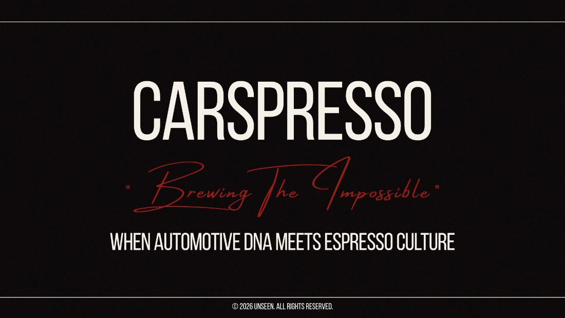 Carspresso — when automotive DNA meets espresso culture